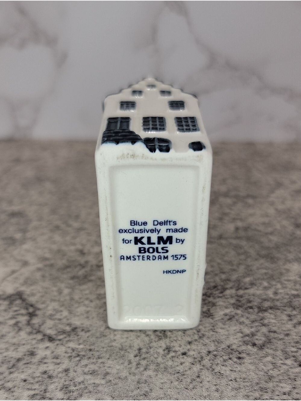 Vintage KLM Blue Delft House #2 by BOLS The Five Flies Restaurant - Picture 6 of 9